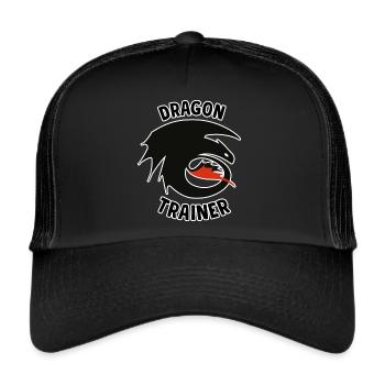 How To Train Your Dragon Dragon Trainer Logo - Trucker Cap - black/black - Front