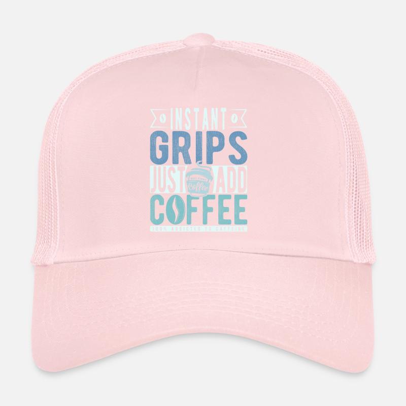Instant Grips Just Add Coffee Trucker Cap