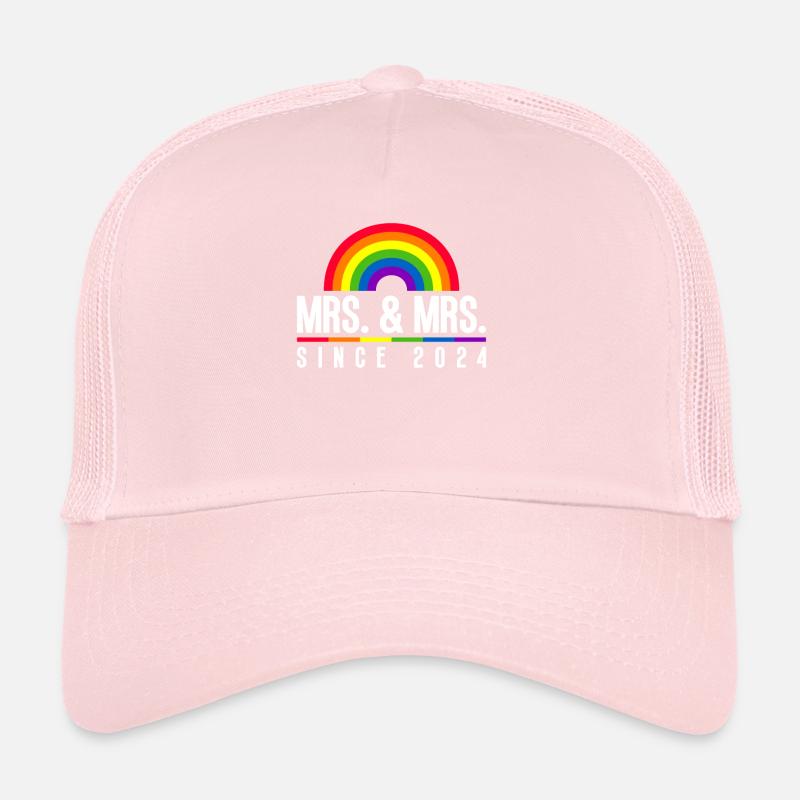 Gay Pride Hochzeit Lesbisch 2024 Homo-Ehe Trucker Cap