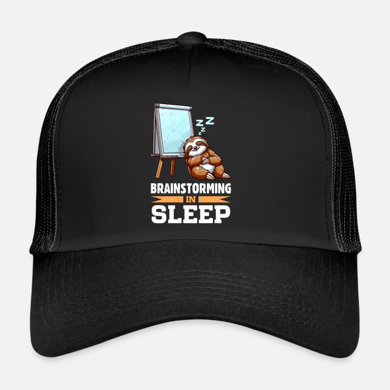 Office Humor Business Home Office Sloth Trucker Cap