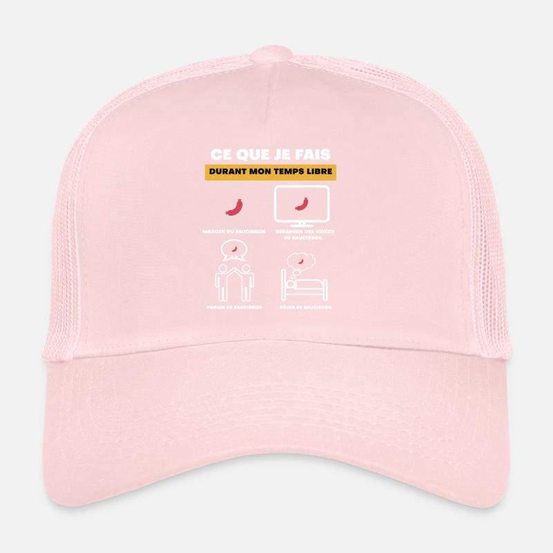 cadeau saucisson temps libre Casquette trucker 