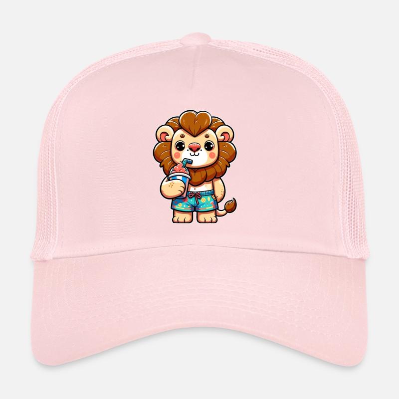 Lion au design enfantin Casquette trucker 