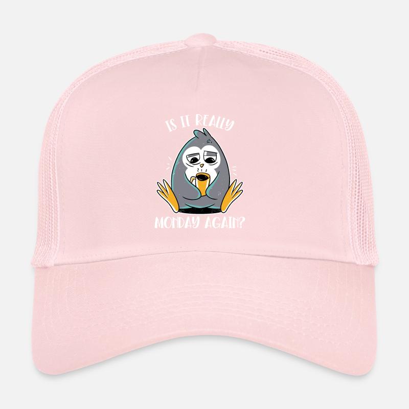 Est-ce vraiment lundi encore un pingouin royal oiseau de mer Casquette trucker 