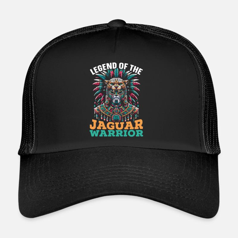 Aztekischer Jaguar Krieger Aztekische Kultur Indigen Trucker Cap
