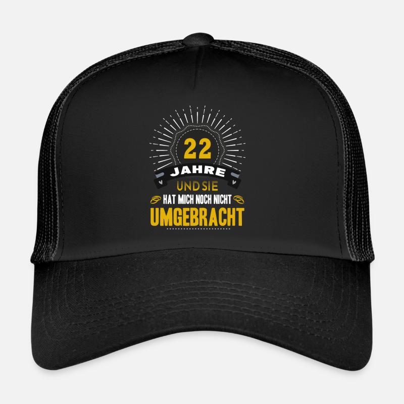 22. Hochzeitstag Mann 22 Jahre Ehe Bronzehochzeit Trucker Cap