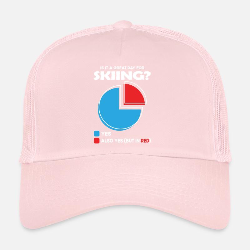 Is it a great Day for skiing Trucker Cap