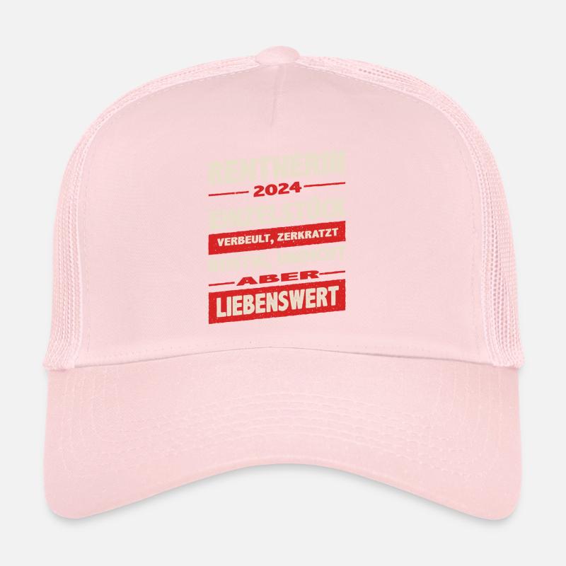 Retraité 2024 Pièce Unique Adorable Rouge Casquette trucker 