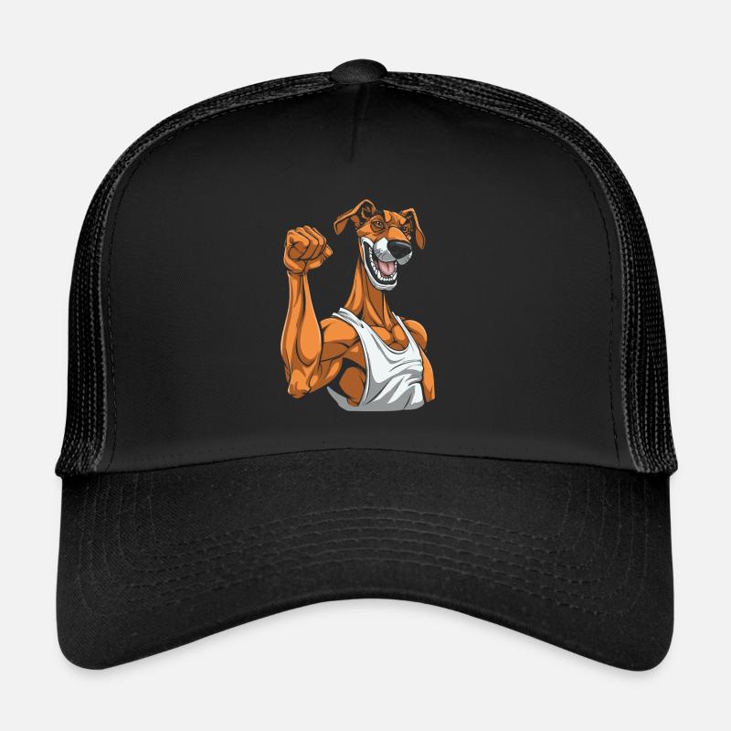 Greyhound Greyhound Funny Trucker Cap