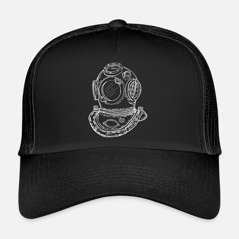 Casque de plongée, ancien Casquette trucker 