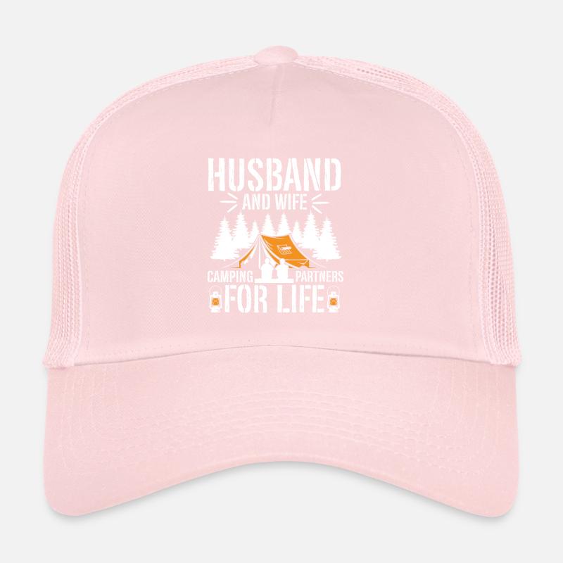 Ehemann Und Ehefrau Campingpartner Paar Matching Trucker Cap