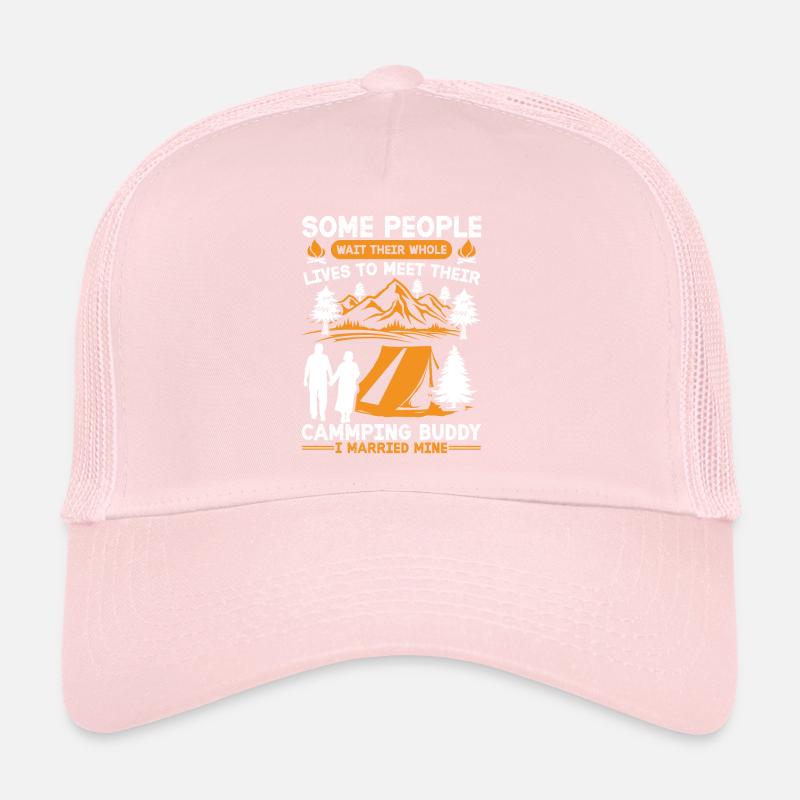 Ehemann Und Ehefrau Campingpartner Paar Matching Trucker Cap