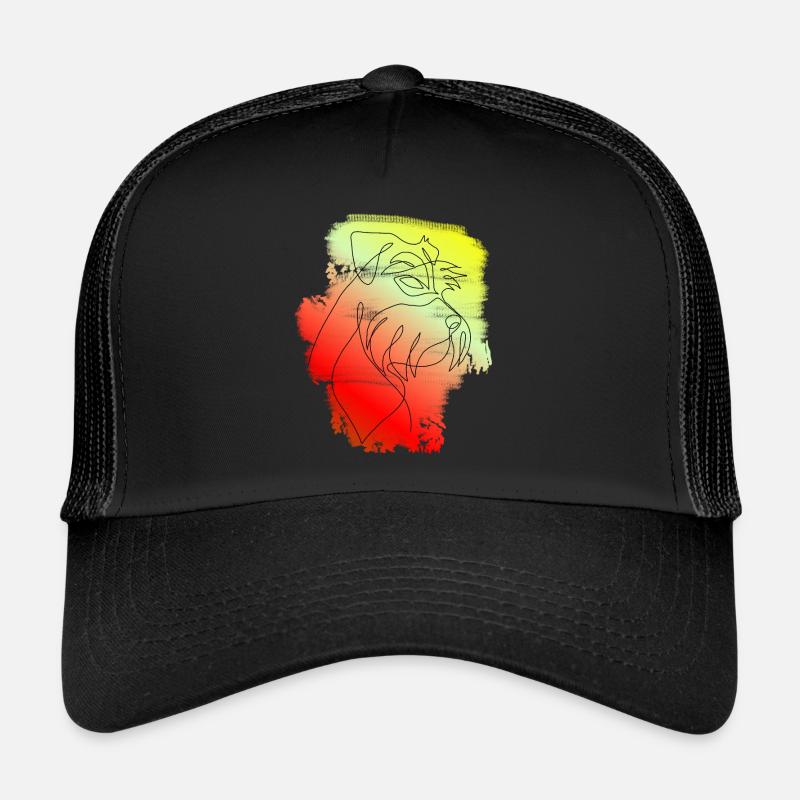 COULEUR SCHNAUZER ONE LINE Casquette trucker 