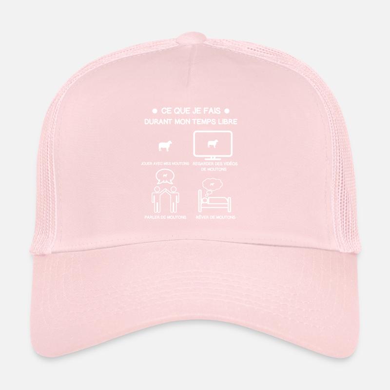 Free Time Sheep Gift Trucker Cap