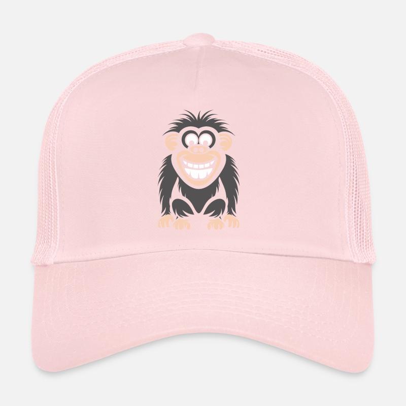 Humour petit singe babouin Casquette trucker 