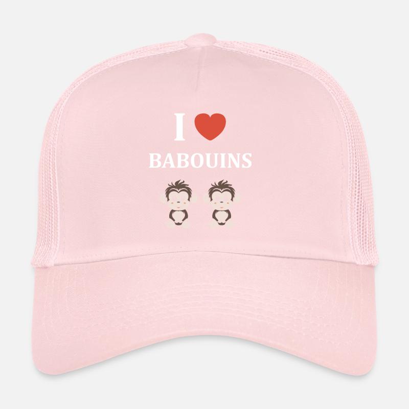 Humour petit singe babouin Casquette trucker 