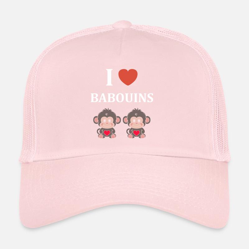 Humour petit singe babouin Casquette trucker 