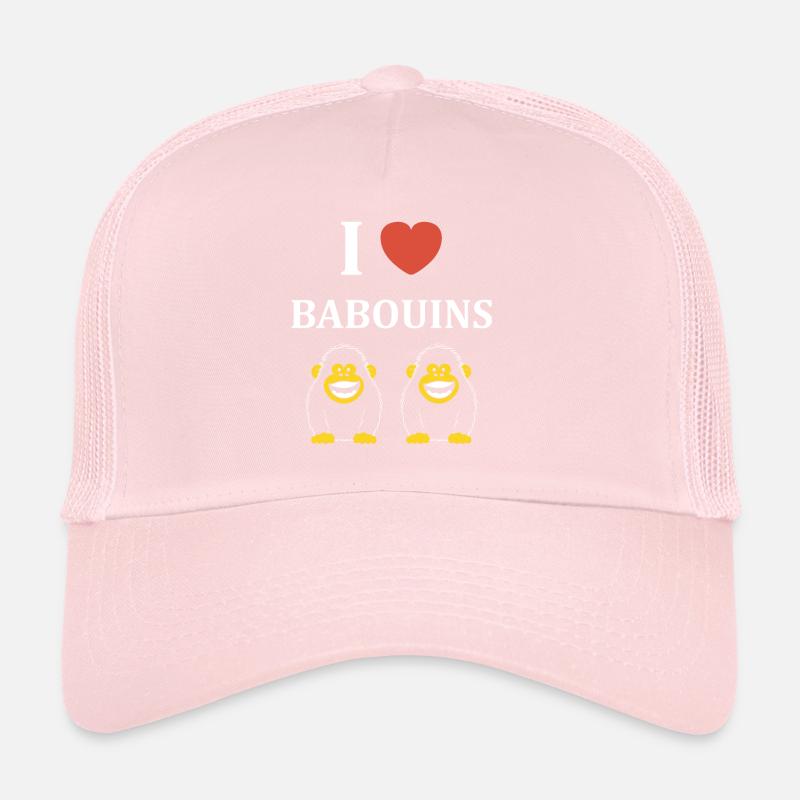 Humour petit singe babouin Casquette trucker 
