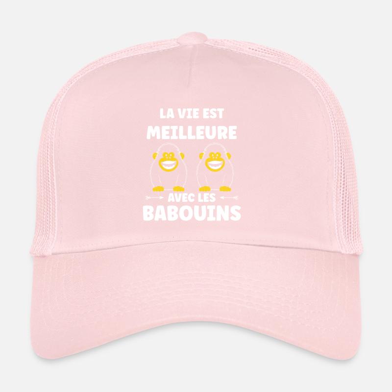 Humour petit singe babouin Casquette trucker 