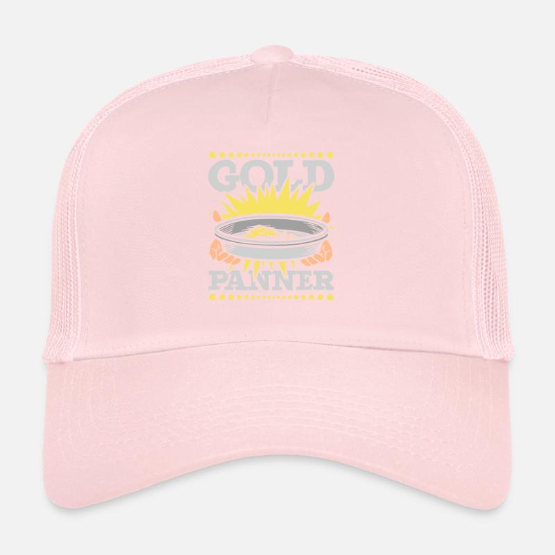 Orpaillage Prospection Placer Exploitation minière Or Casquette trucker 