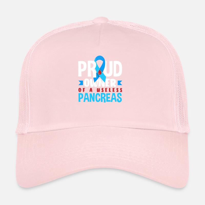 T1D Diabetes Type 1 Diabetic Gift Trucker Cap