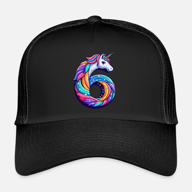 Einhorn 6. Geburtstag Trucker Cap