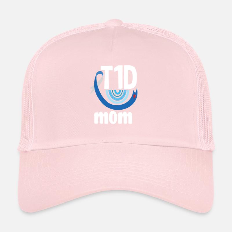 T1D Diabetes Type 1 Diabetic Gift Trucker Cap