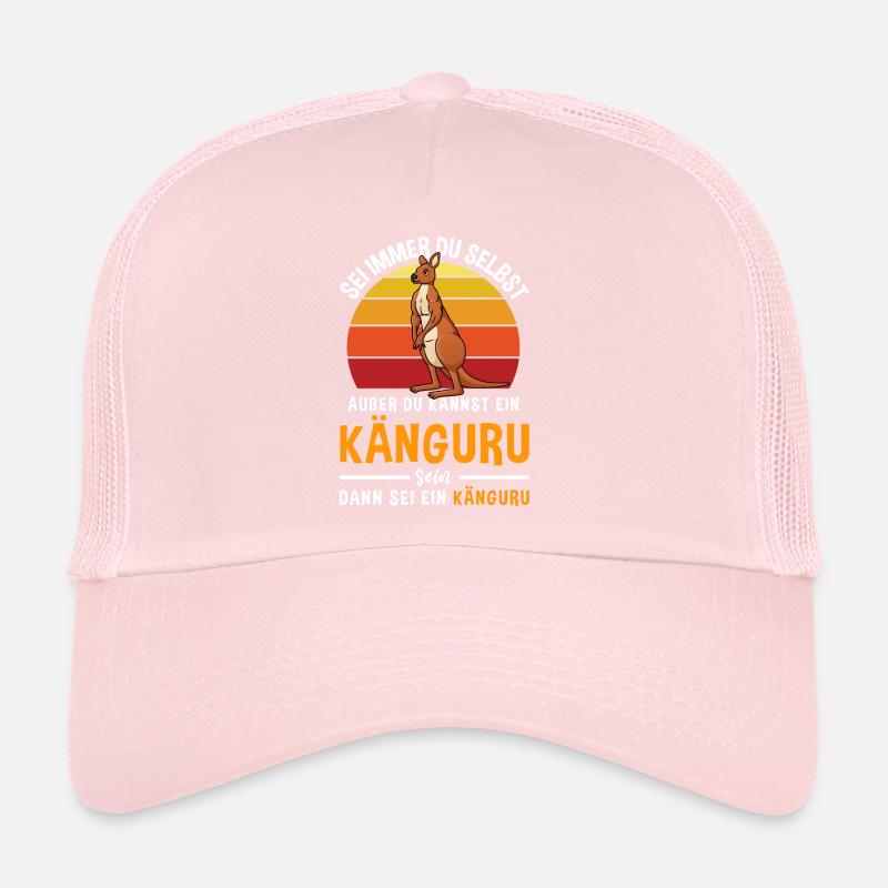 Kangaroos Beuteltier Retro Känguru Trucker Cap