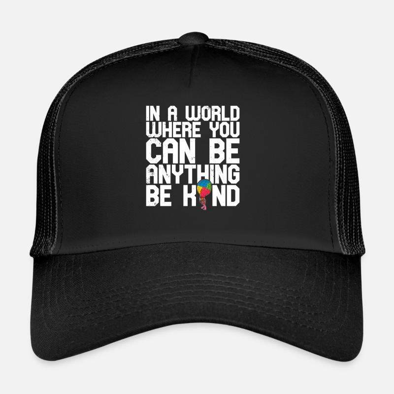 Luftballon Autist Autism thing Puzzleteil Be Kind Trucker Cap