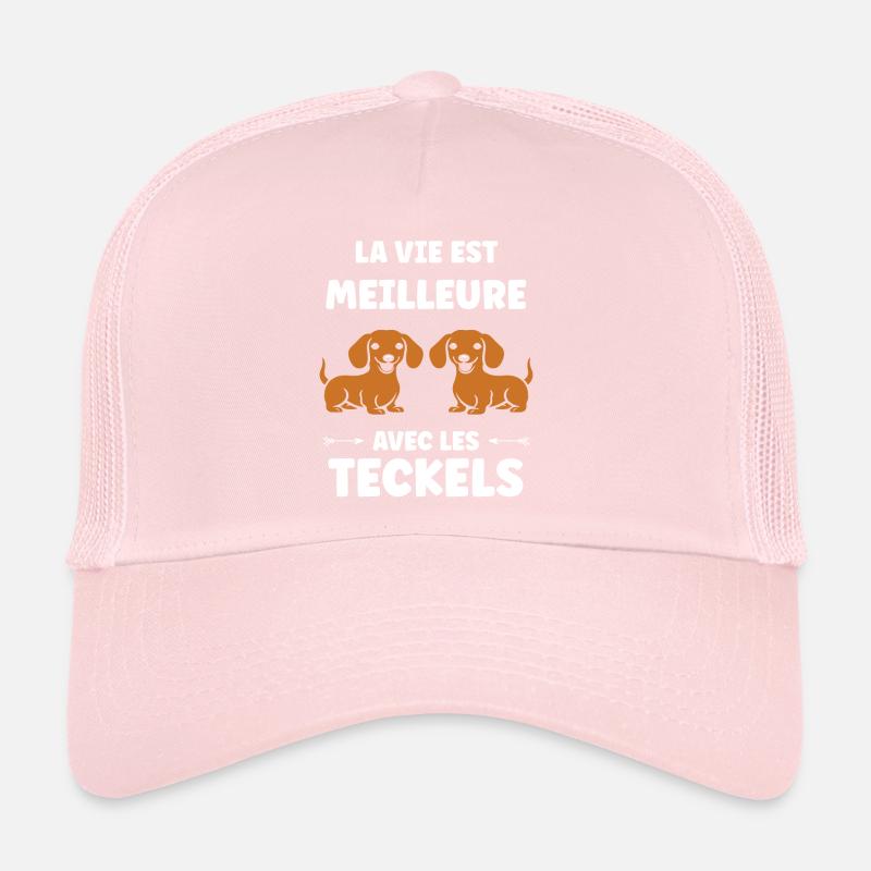 Humour chien teckel Casquette trucker 