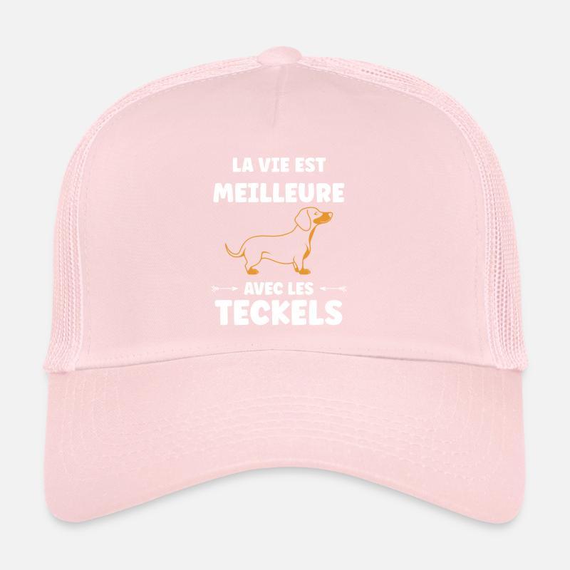 Humour chien teckel Casquette trucker 