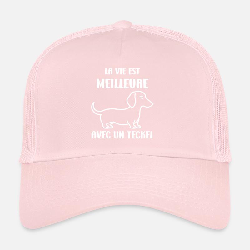 Humour chien teckel Casquette trucker 