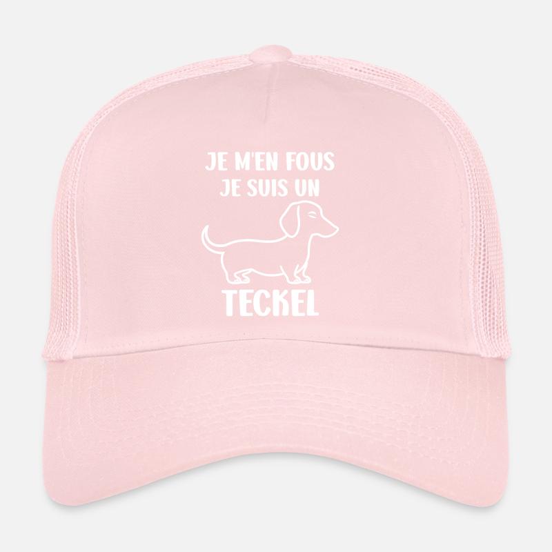 HUmour chien teckel Casquette trucker 