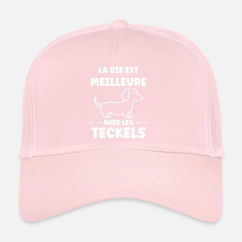 Humour chien teckel Casquette trucker 
