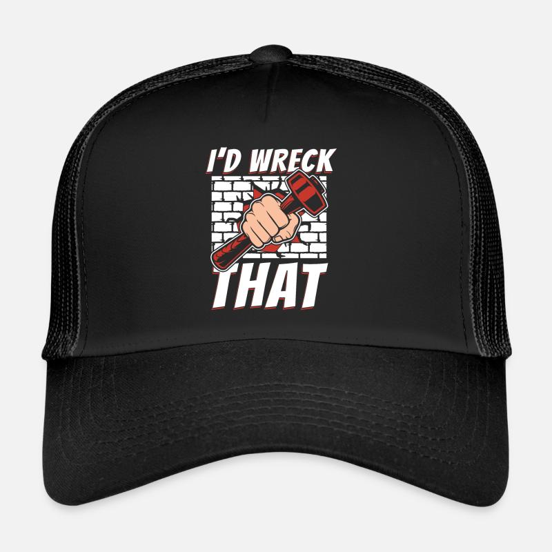 Je détruirais cette maison d’experts en démolition Casquette trucker 