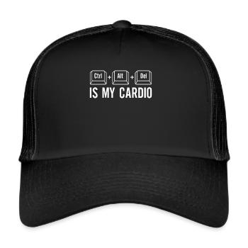 Software Developer, Computer Engineer, Nerd - Trucker Cap - black/black - Front