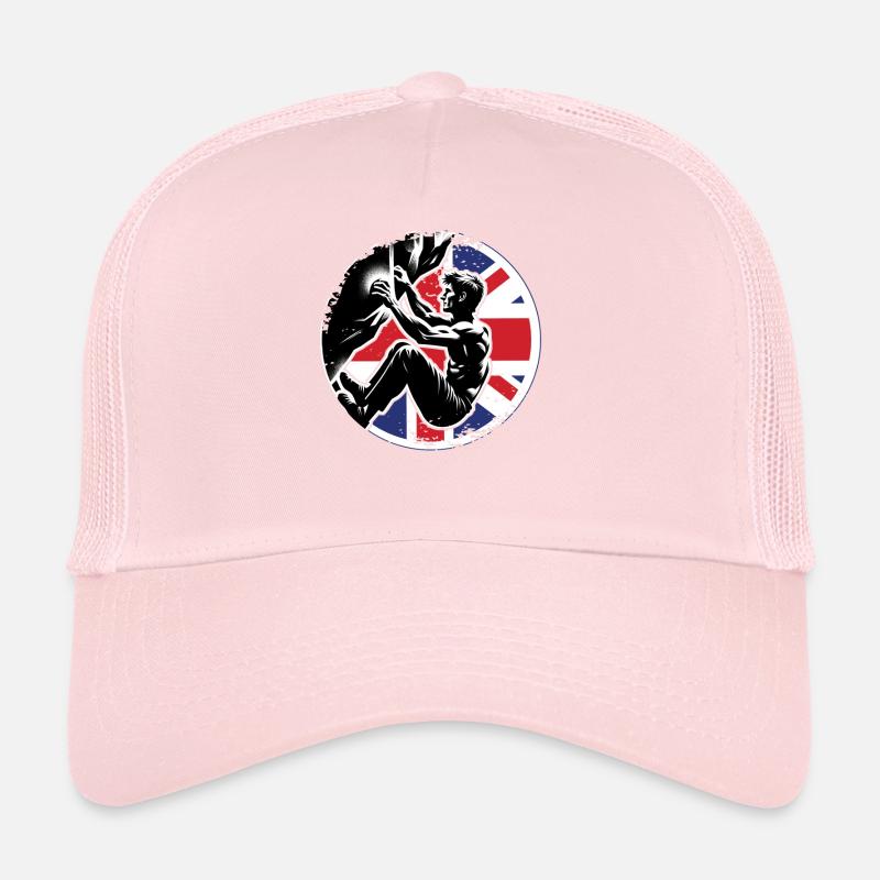 Grimpeur d’Angleterre - Boulder UK Boulderer Escalade Casquette trucker 