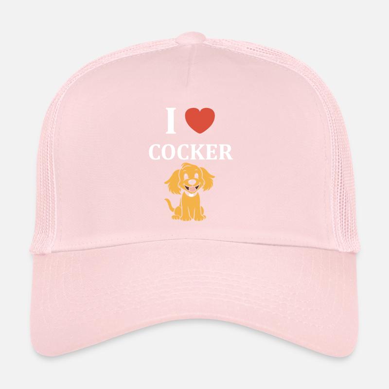 Humour Chien cocker Casquette trucker 