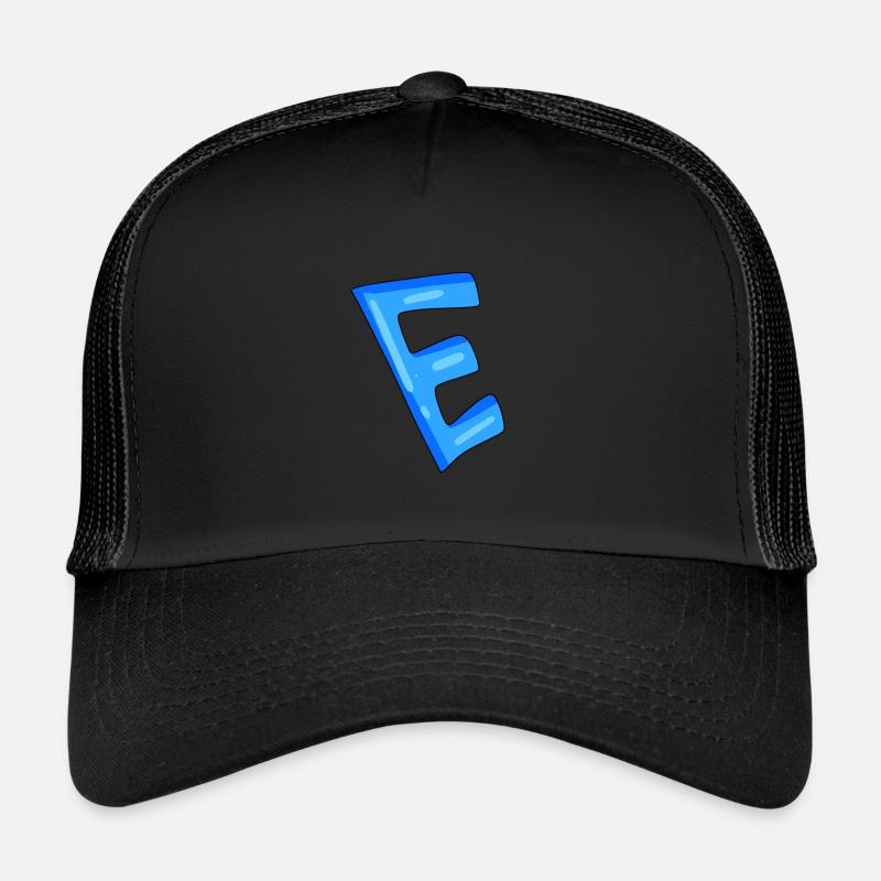 Lettre E Point de départ Casquette trucker 