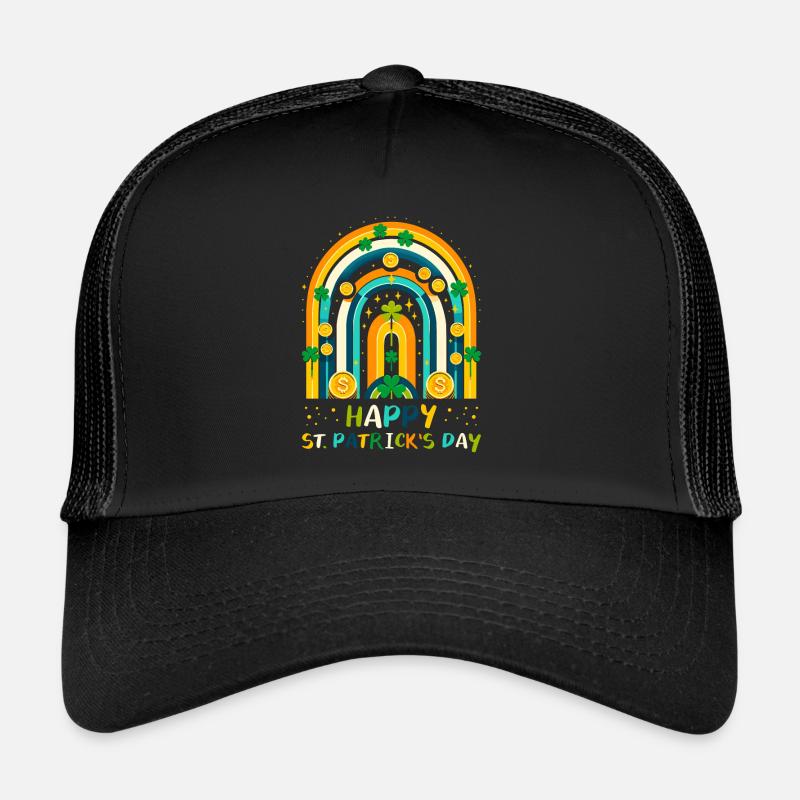Joyeuse Saint-Patrick Shamrock Casquette trucker 