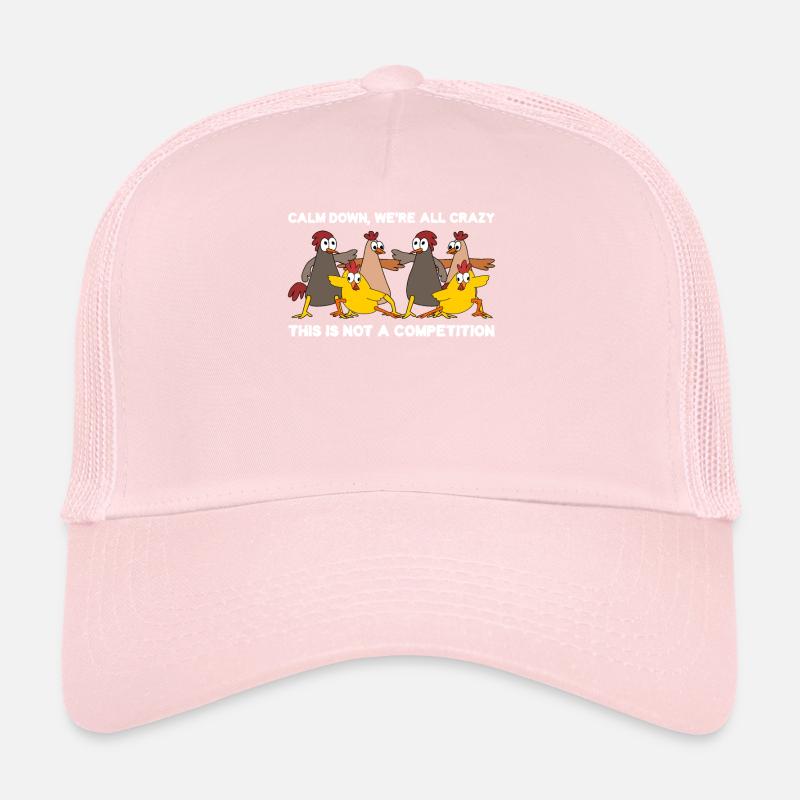 Poulet Poulets Ferme Volaille Éleveur Casquette trucker 