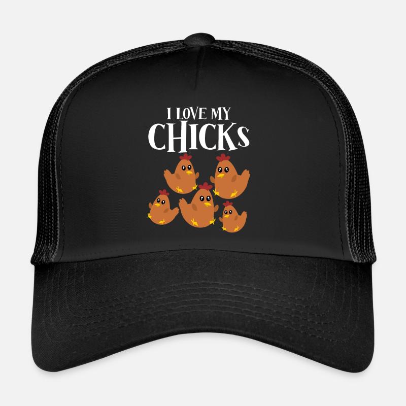 Poultry Farmer Chicken Farm Chickens Trucker Cap