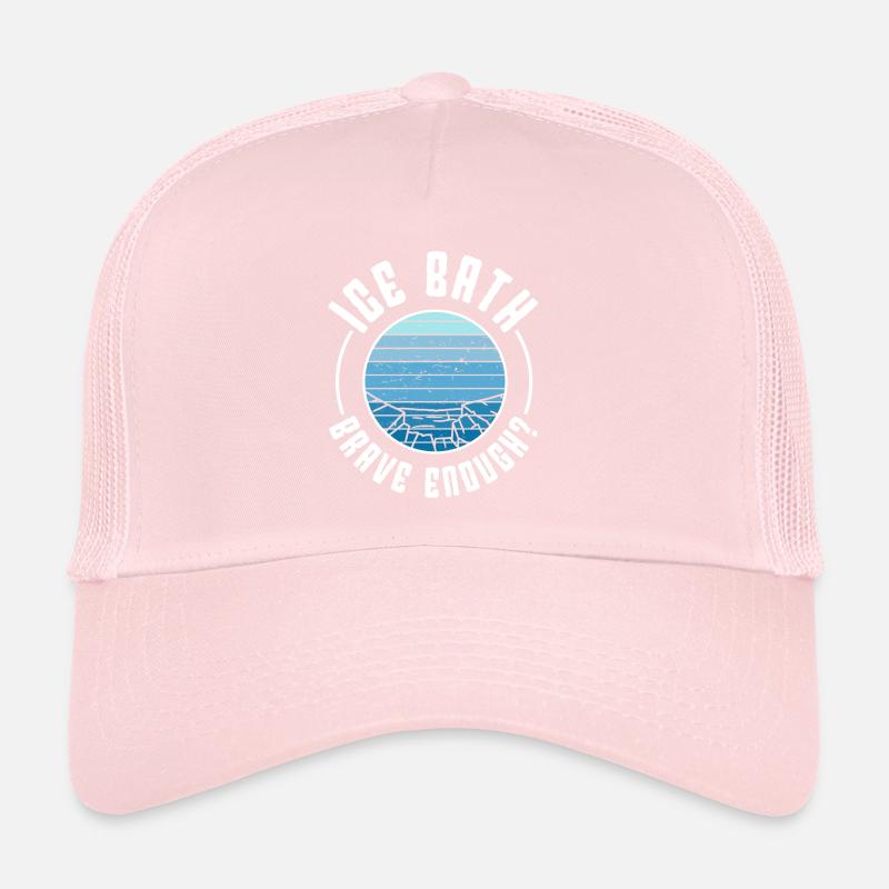 Eau glacée bain de glace assez courageux idée cadeau Casquette trucker 