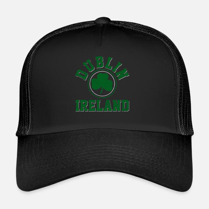 Ireland Dublin UK Irish Souvenir Gift Trucker Cap