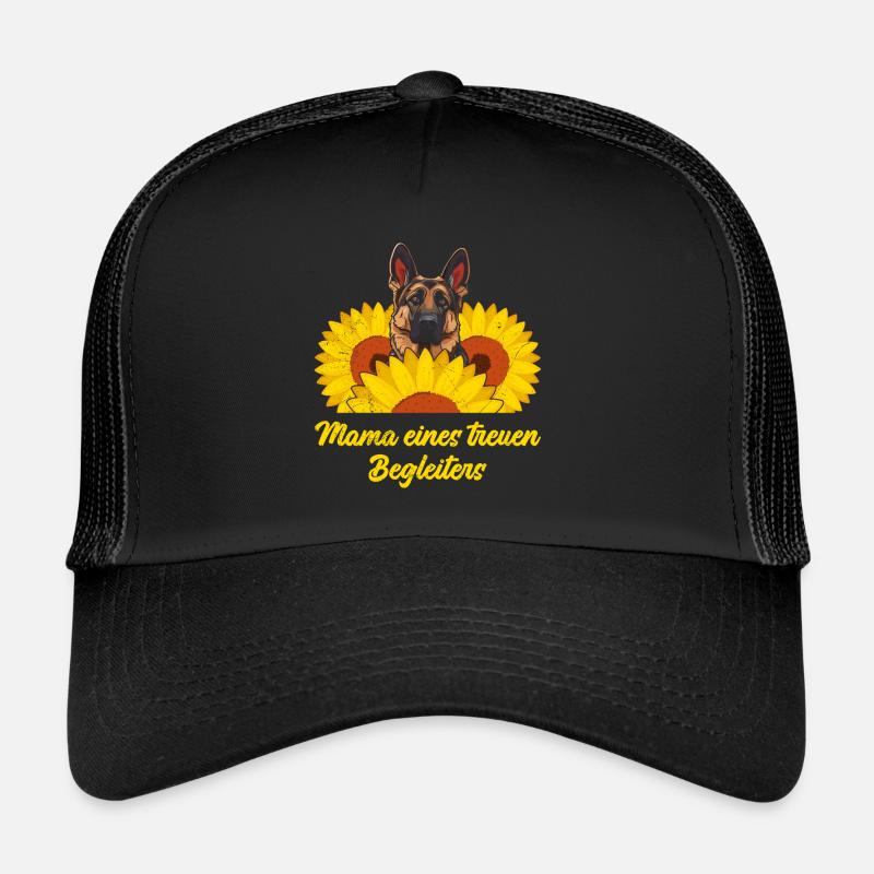 Mama eines Treuen Begleiters Schäferhund Besitzer Trucker Cap