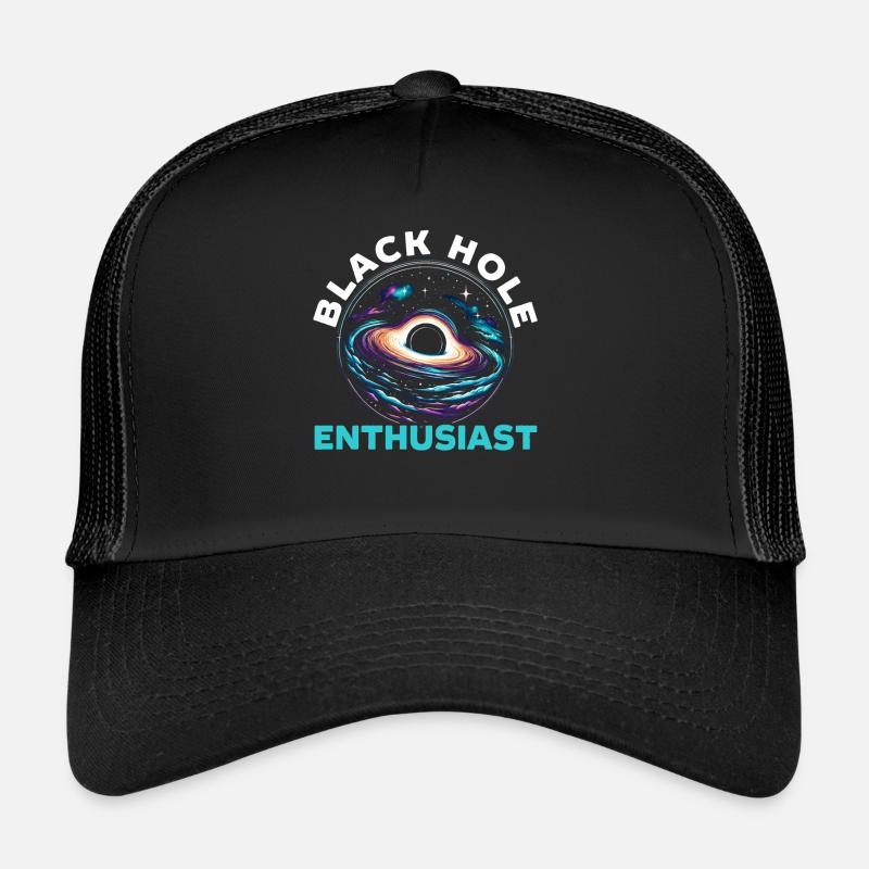 Black Hole Space Universe Astronomy Astronomer Trucker Cap