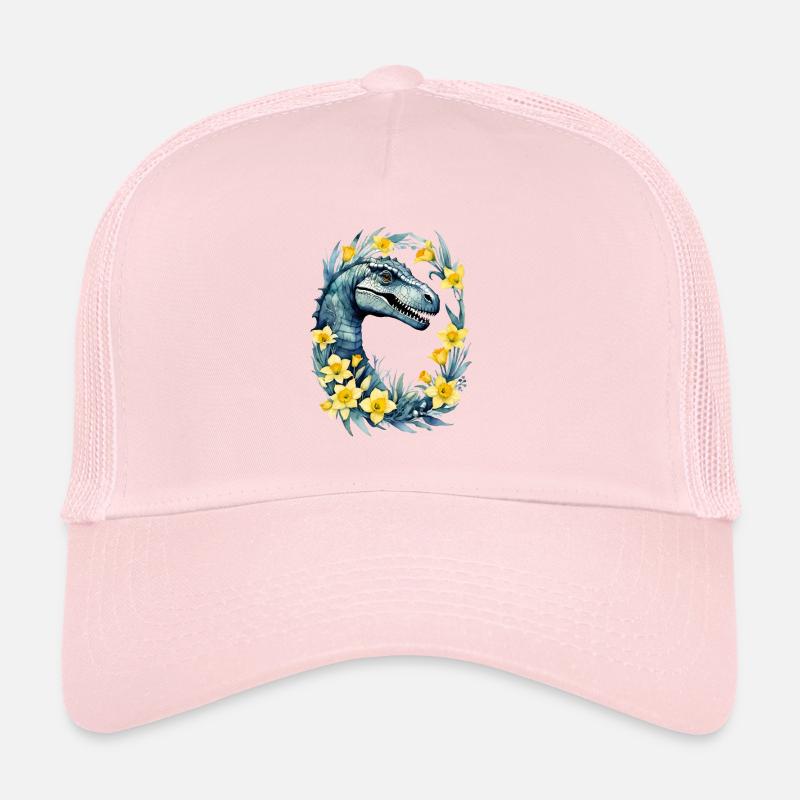 Jonquilles de dinosaures Trex Casquette trucker 