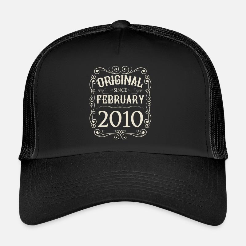 Vintage - Original since Februar 2010 Geburtstag Trucker Cap