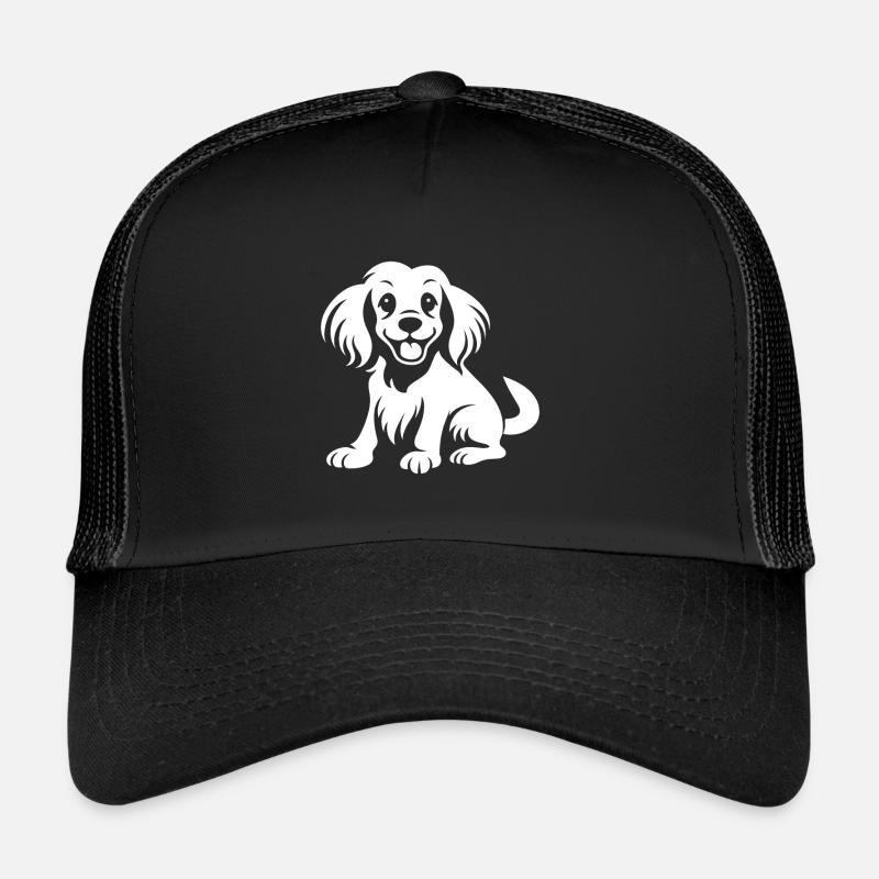 Chien cocker Casquette trucker 