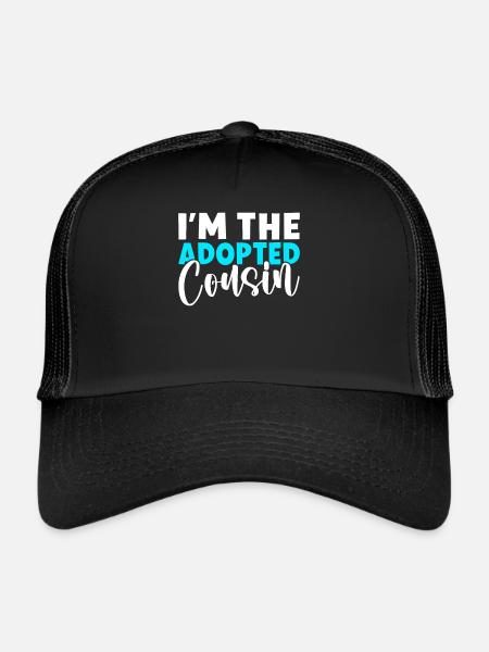 Cadeaux Cousin - Casquette trucker  - noir/noir - Devant
