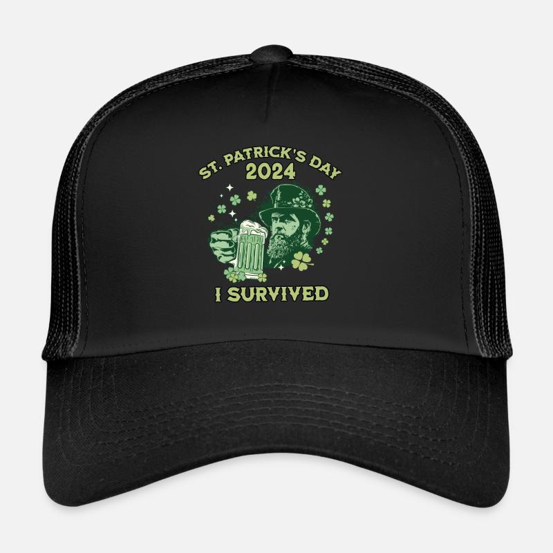 Fête de la Saint-Patrick 2024 Casquette trucker 